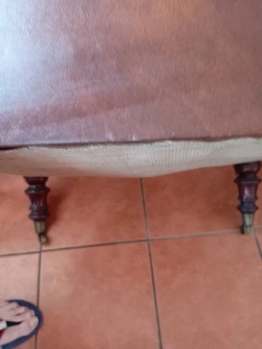 Late Victorian mahogany chair - Image 4