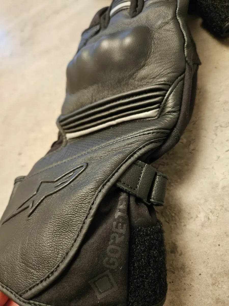 Alpinestars leather gore tex waterproof motorcycle - Image 3