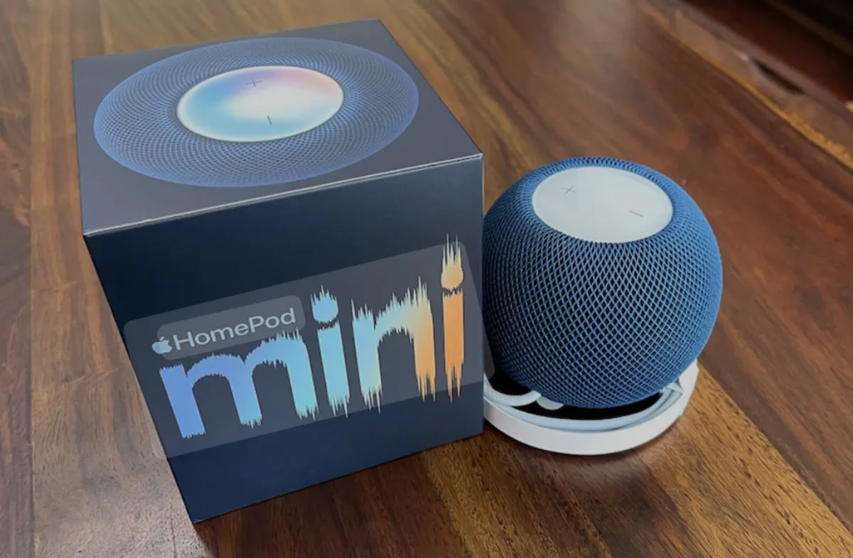 Apple homepod mini blue - Image 1
