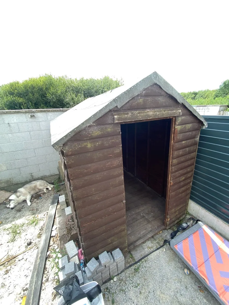 Garden shed wooden 240cm x 180cm - Image 1