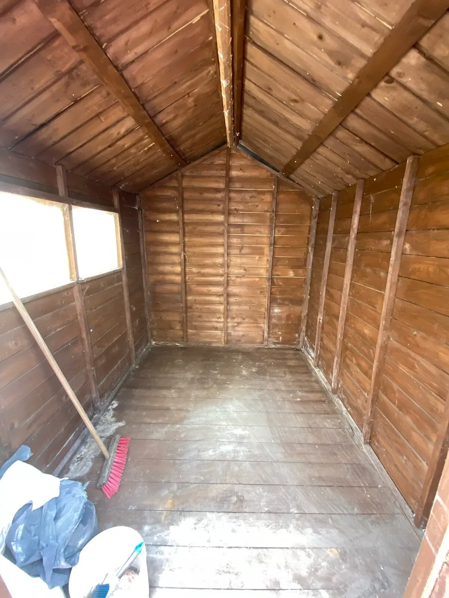Garden shed wooden 240cm x 180cm - Image 2