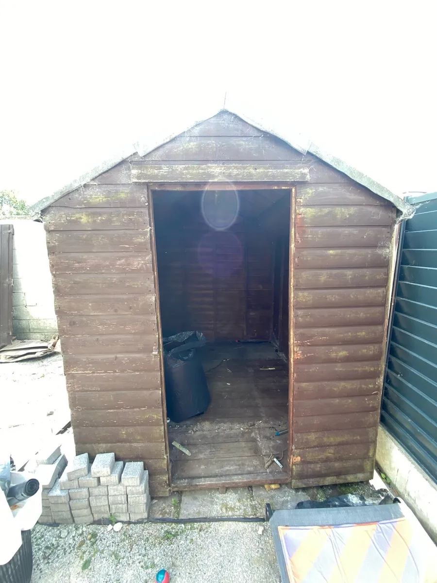 Garden shed wooden 240cm x 180cm - Image 3