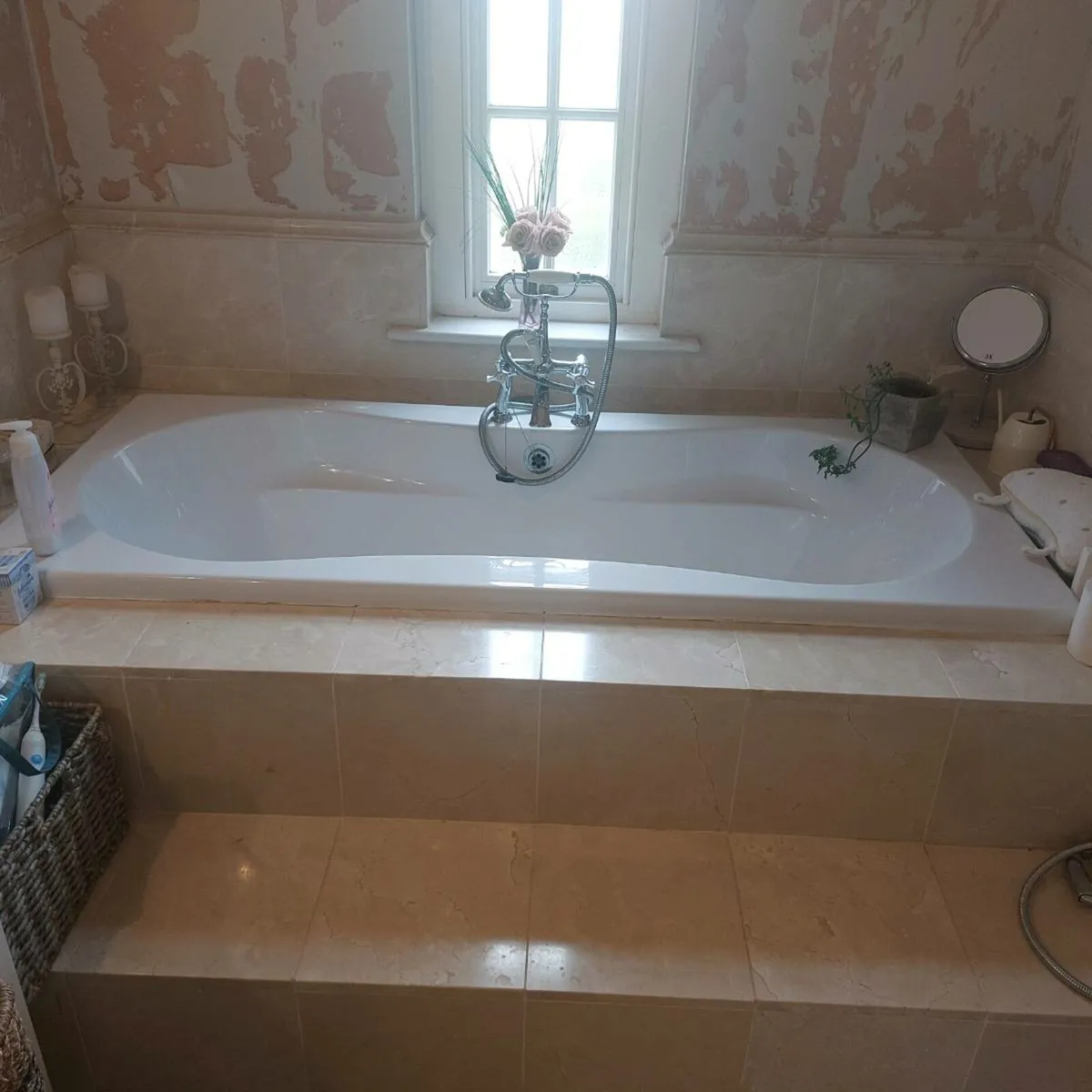 Bath double ended & Taps - Image 1