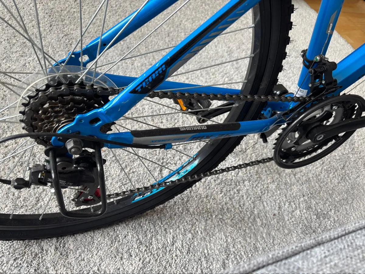 24 Inch Team Mountain Bike Blue - Image 3