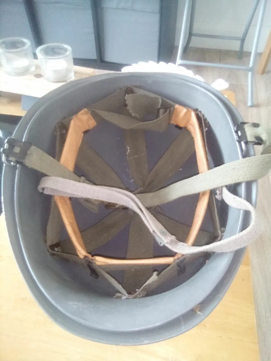 Danish Civil Defence Steel Helmet - Image 2