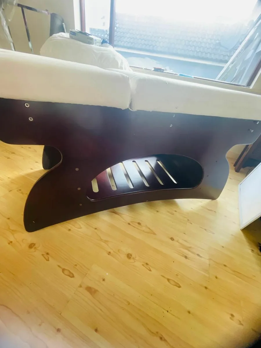 Massage Table with solid Mahogany Base - Image 1