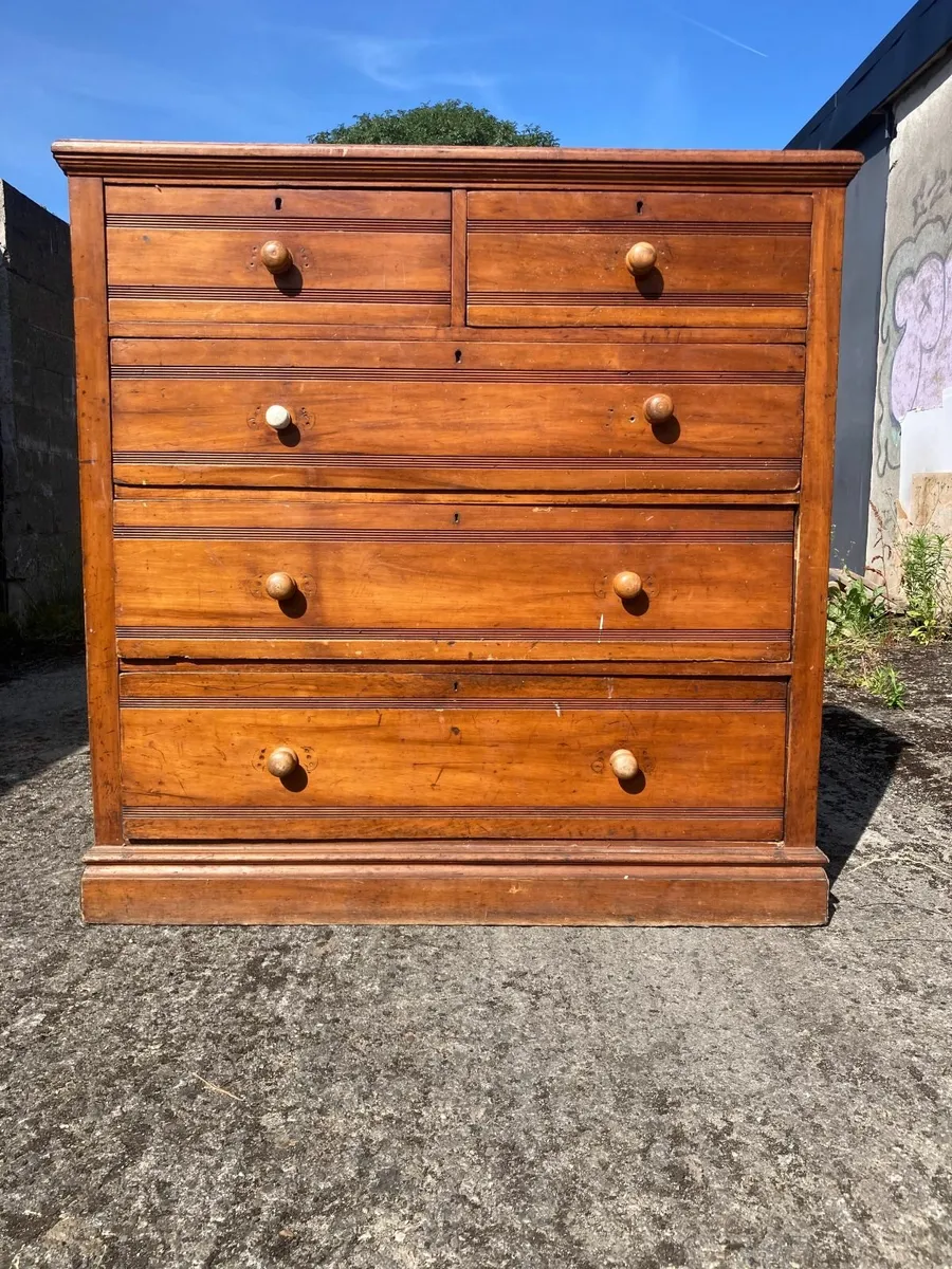 Antique Chest of Drawers - Large - Image 2