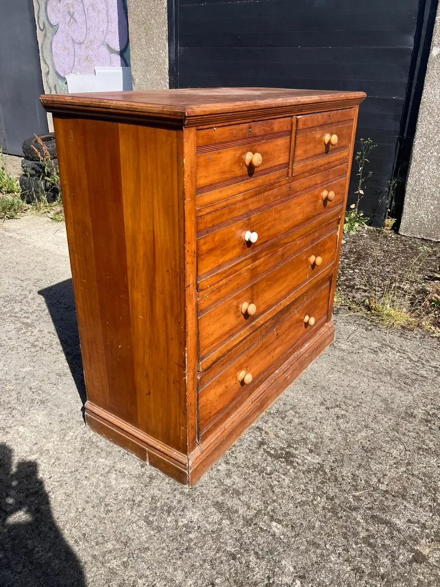 Antique Chest of Drawers - Large - Image 3