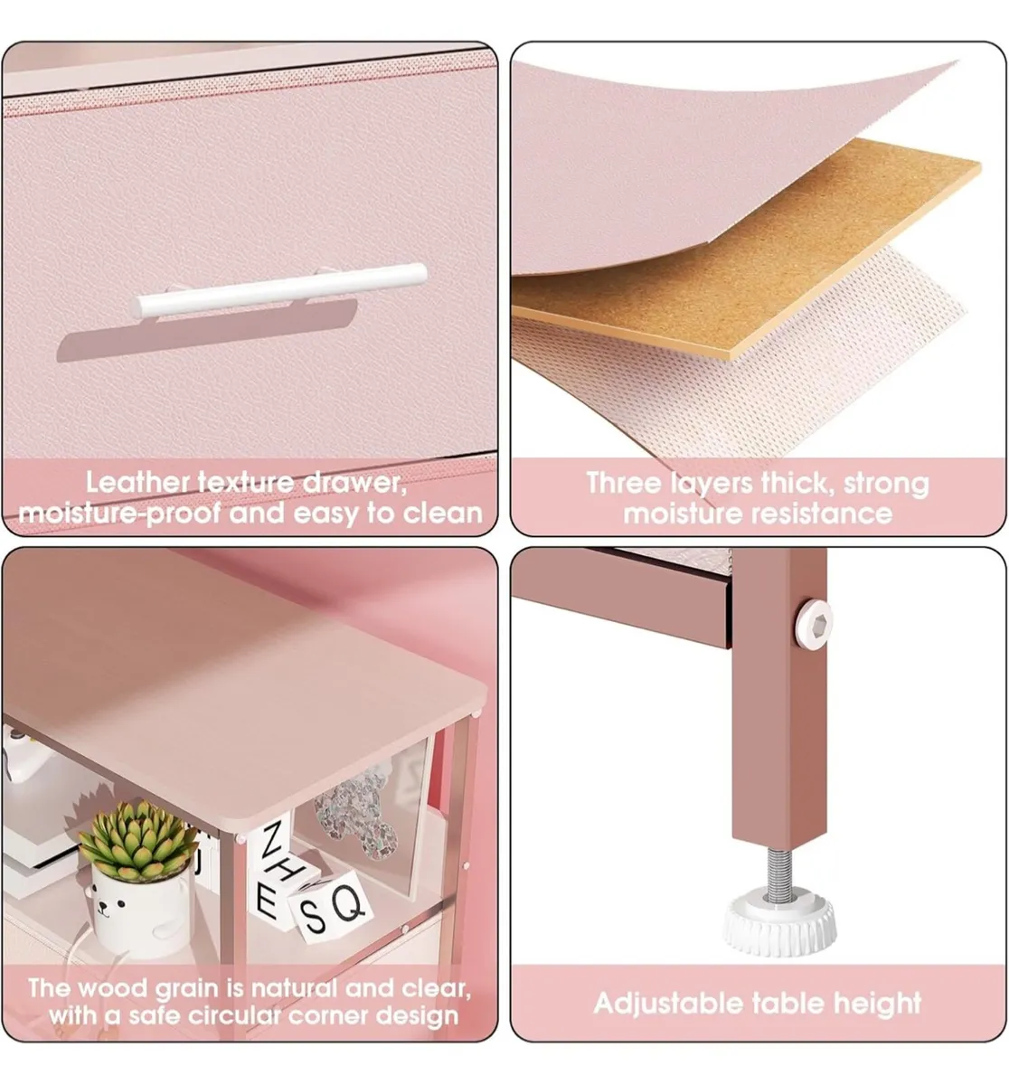 Chest of Drawers, Dresser for Bedroom with 8 Fabri - Image 4