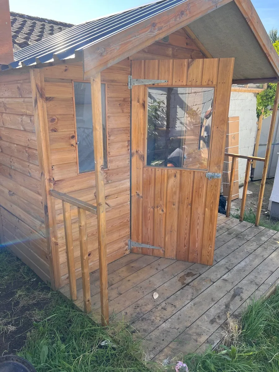 Shed 8ft x4ft plus 4 deck - Image 2