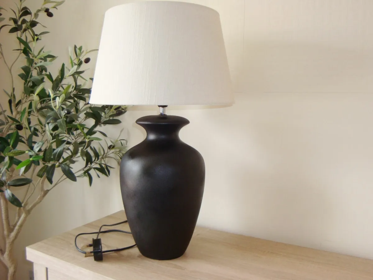 Textured table lamp H59cm - Image 1