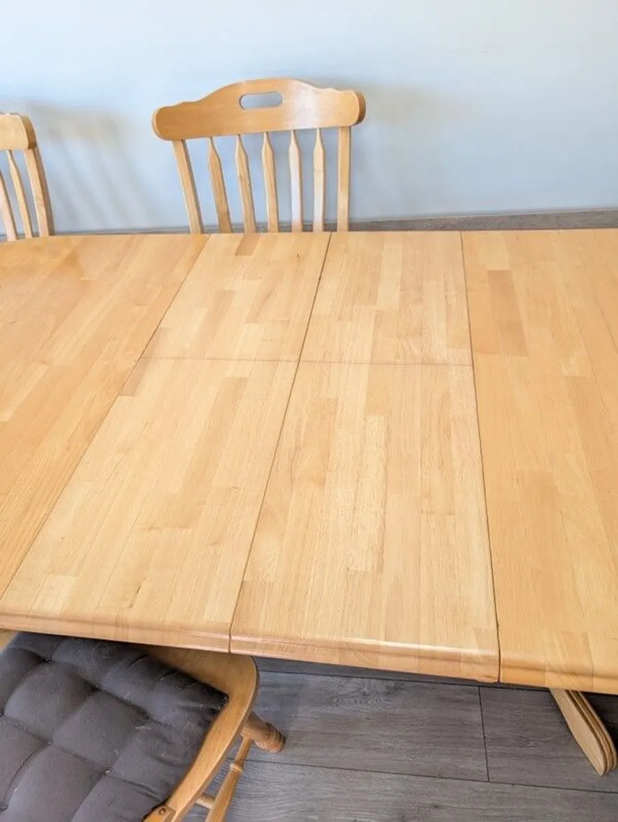 kitchen table hardwood - Image 2