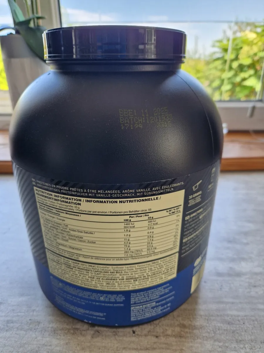 Optimum nutrition Casein vanilla 1.8kg - Image 2