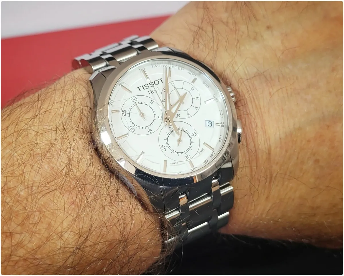 Tissot Couturier Chronograph watch - Image 3