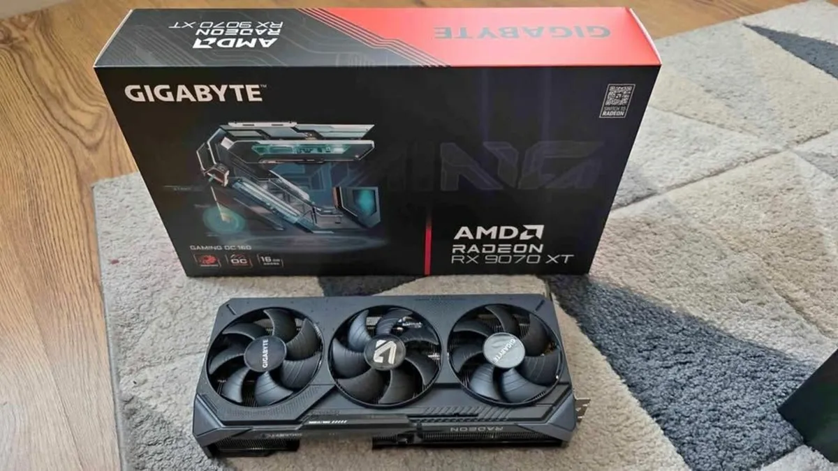 AMD Radeon RX 9070 XT Gigabyte gaming OC - Image 1