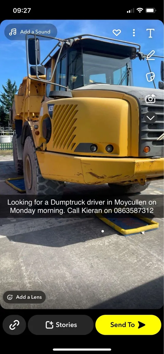 Dumptruck driver wanted