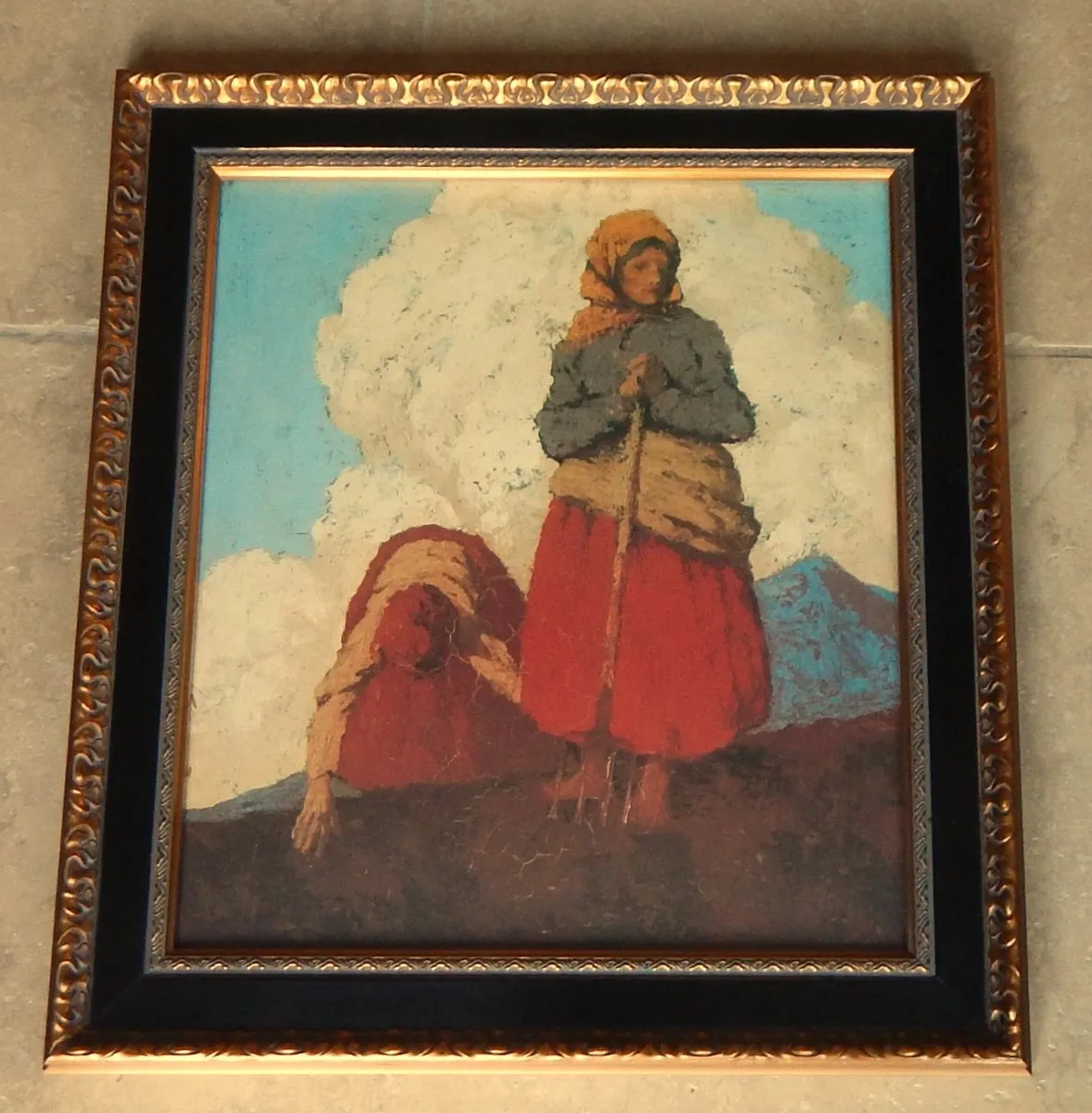 Large Print of The Potato Diggers by Paul Henry - Image 1