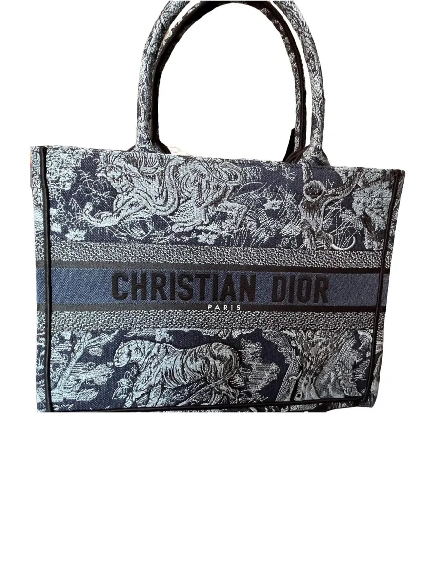 CHRISTIAN DIOR Book Tote – Medium Toile de Jouy - Image 1