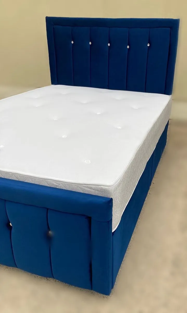 Bumper sandy divan beds and mattress - Image 2