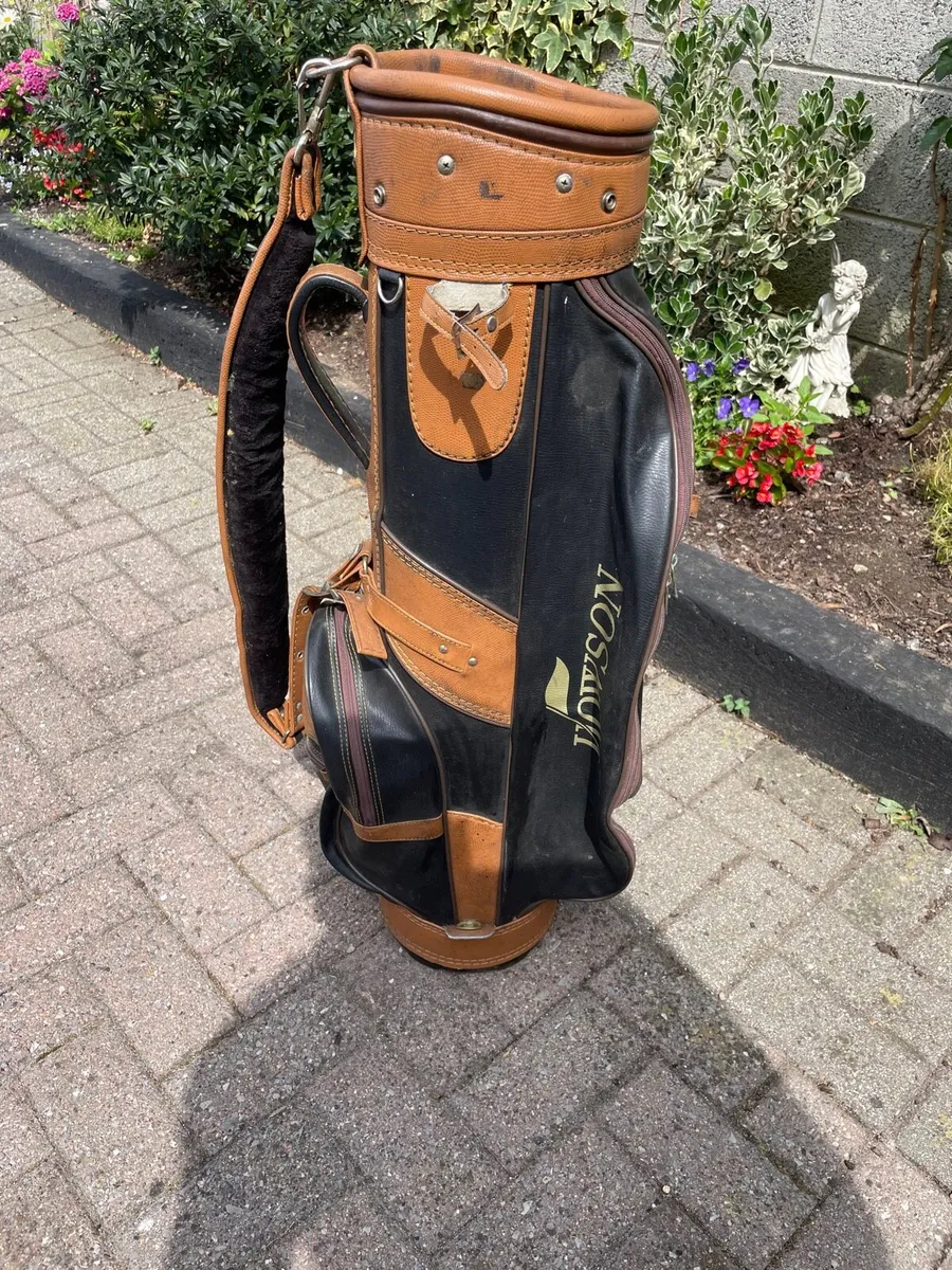 Full set of golf clubs and trolley - Image 3