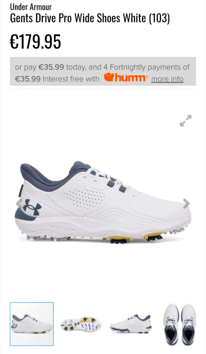 Golf shoes under armour - Image 1