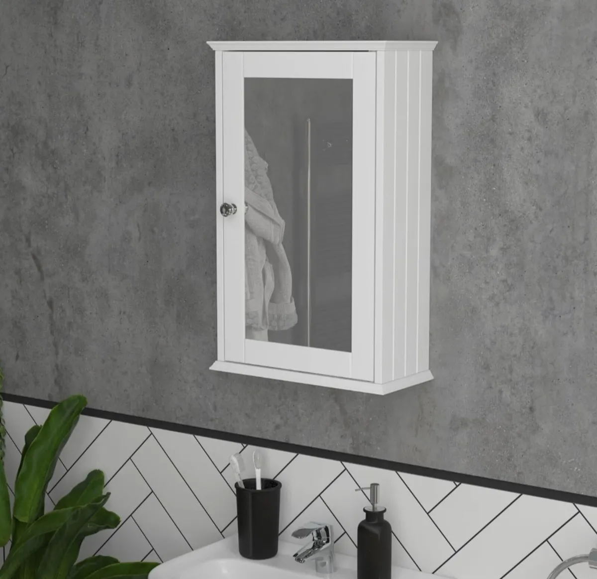 New White bathroom cabinet - Image 4
