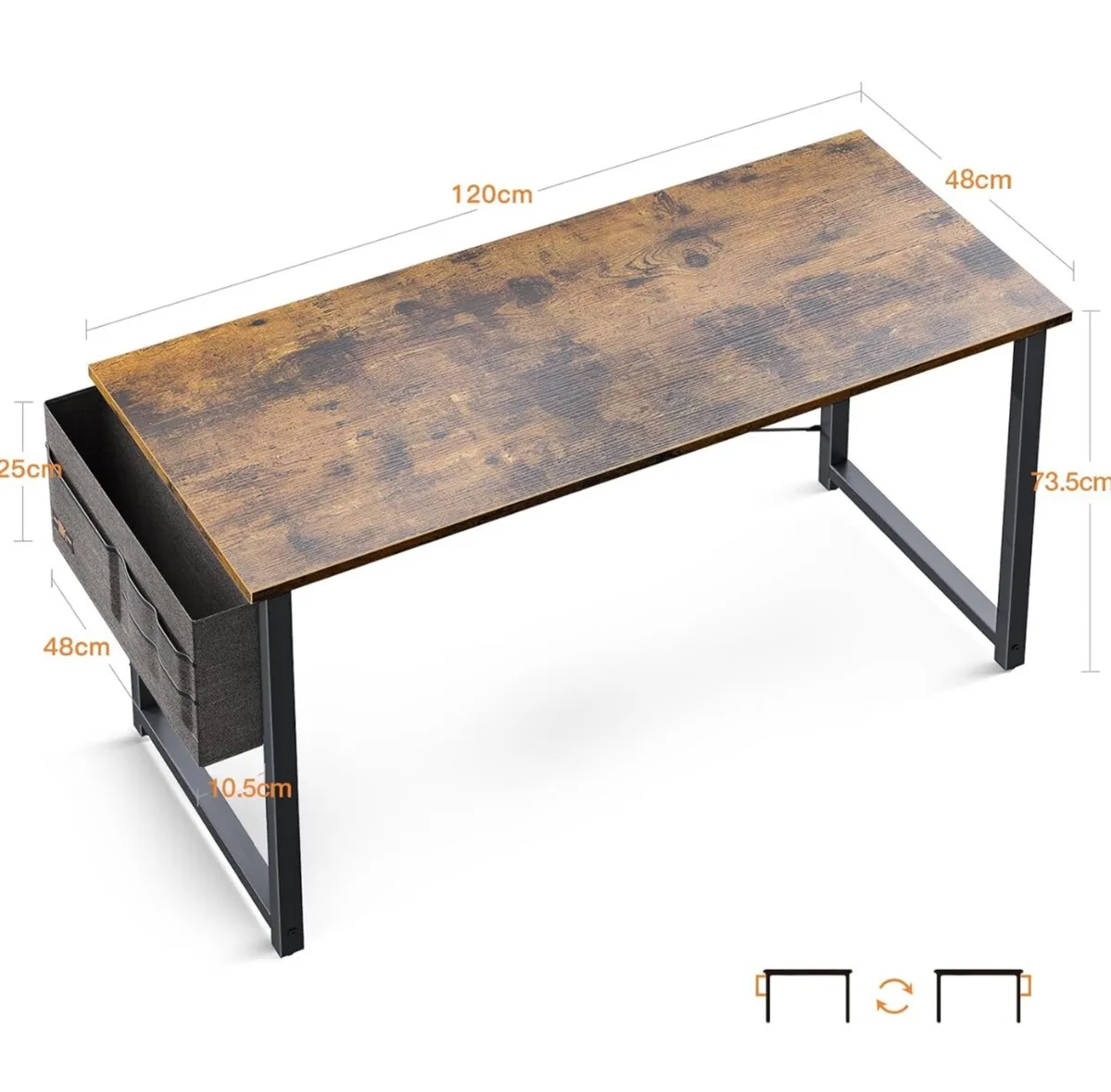 Computer Desk 120 x 48 cm - Image 2