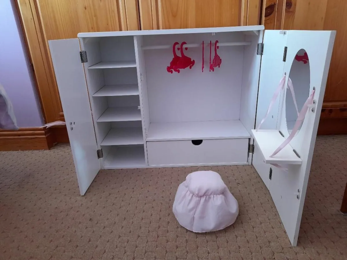 Our Generation wooden Wardrobe - Image 2