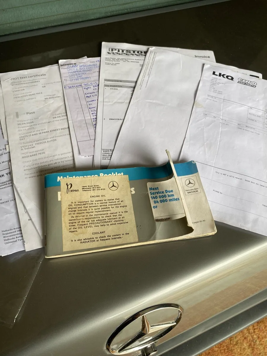Mercedes Benz 190e low mileage Irish plates - Image 3