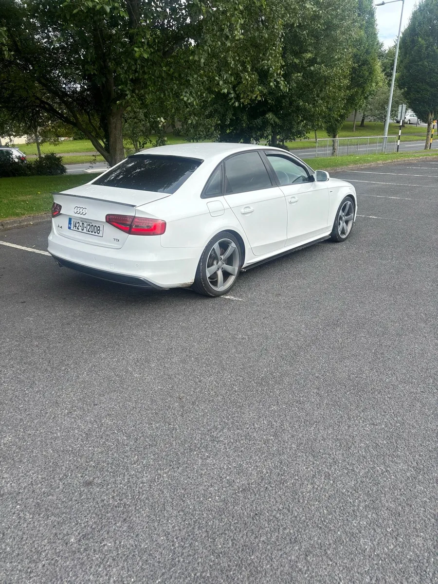 2014 S Line white Audi a4 - Image 1