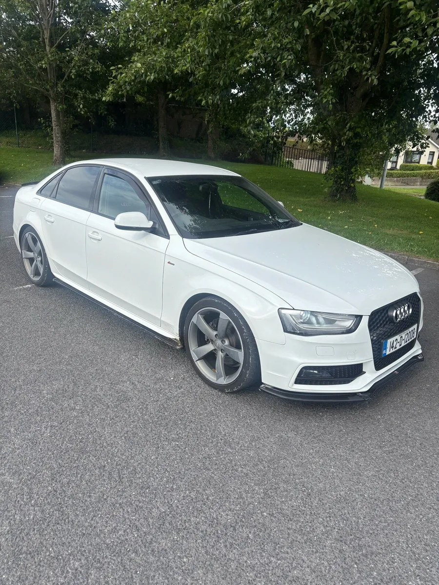 2014 S Line white Audi a4 - Image 2