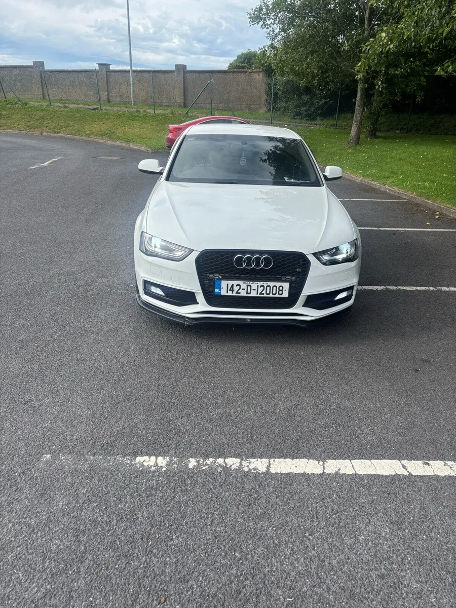 2014 S Line white Audi a4 - Image 3