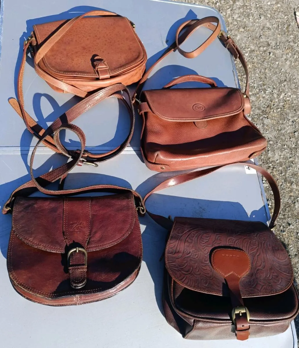 Vintage Leather Bags - Image 1