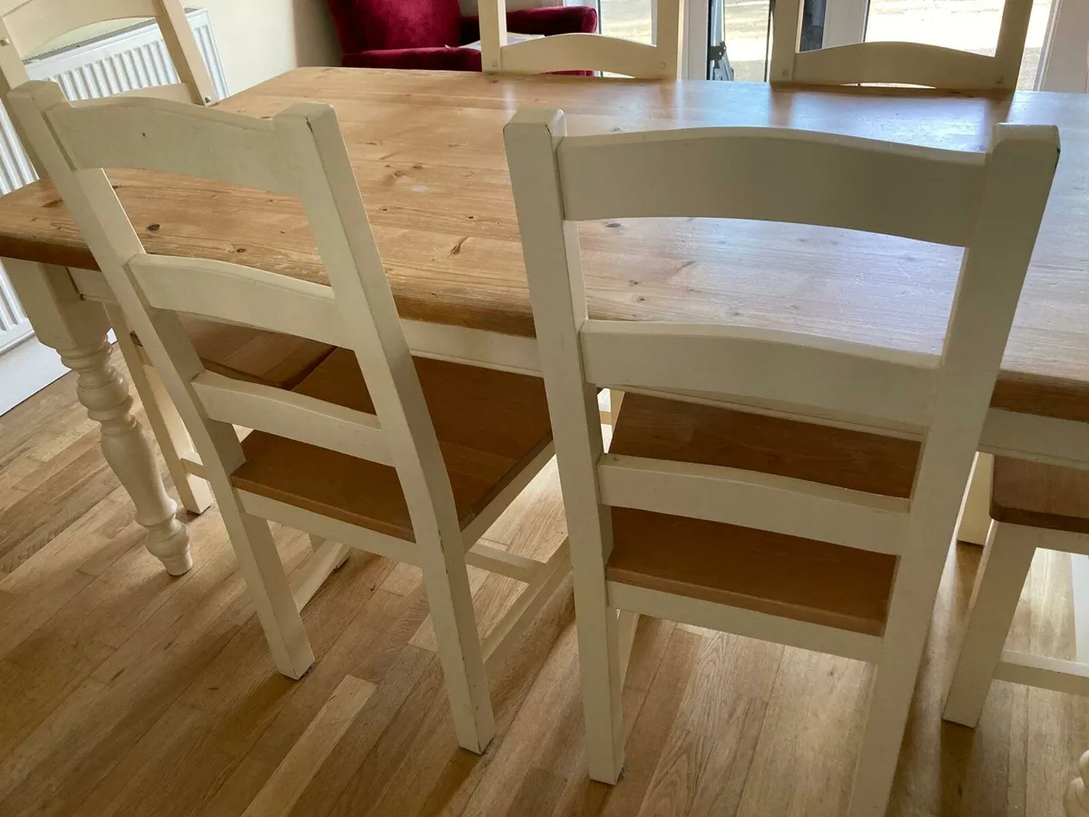 Dining Table and 6 Chairs - Image 2