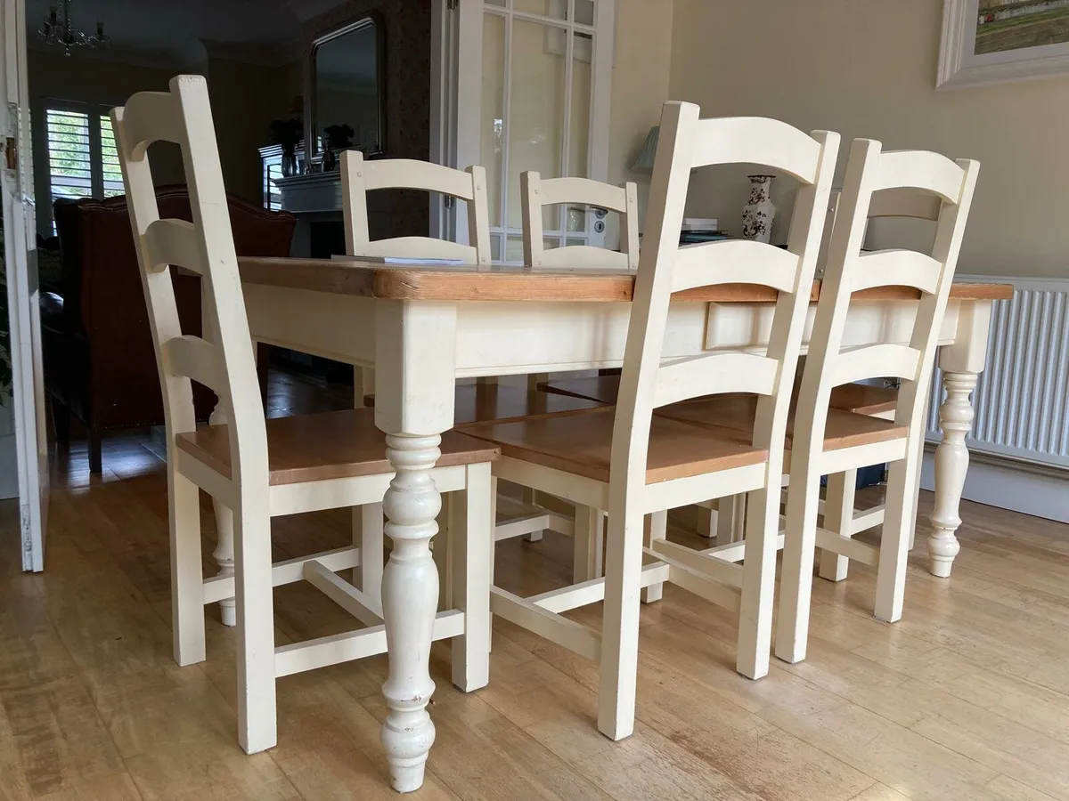 Dining Table and 6 Chairs - Image 3