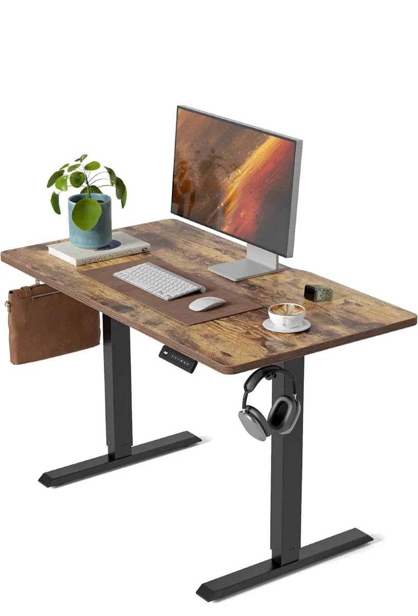 Electric Height Adjustable Standing Desk, 60x100cm - Image 4