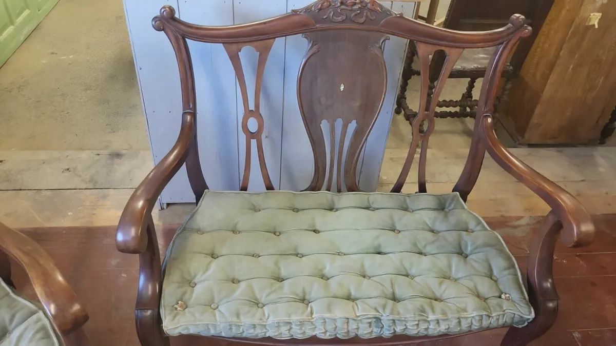 19th century French 3 piece suite - Image 3