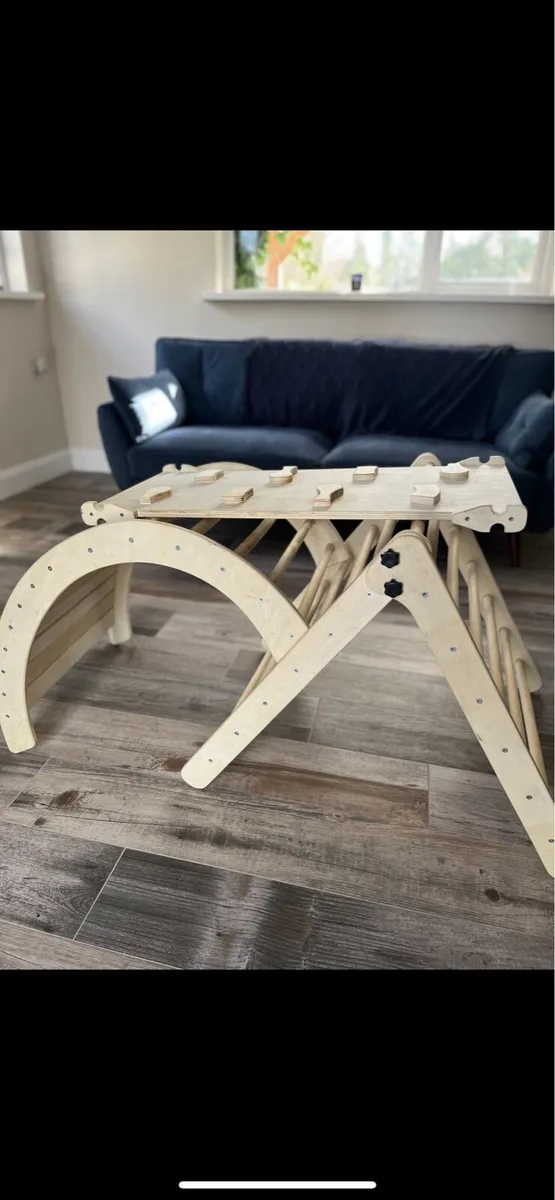 Kids wooden climbing toy - Image 3