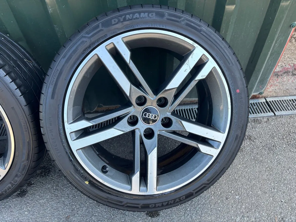 18 INCH GENUINE Audi A4 S line alloys 5 x 112 - Image 1