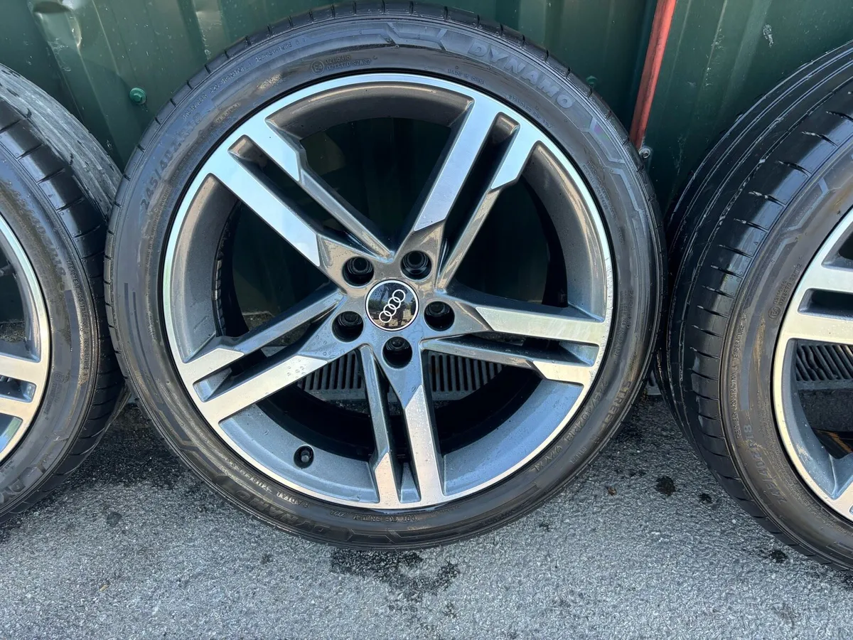 18 INCH GENUINE Audi A4 S line alloys 5 x 112 - Image 3