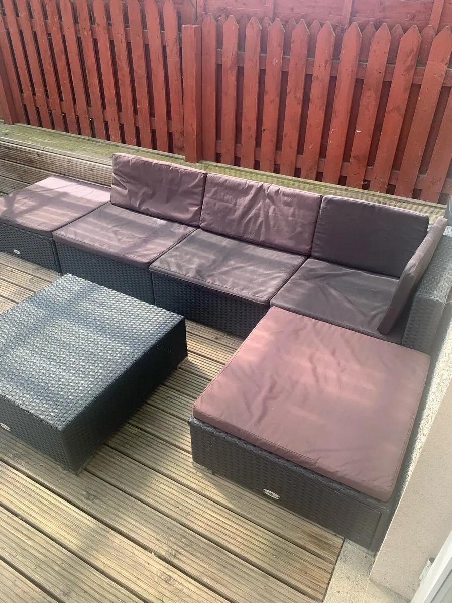 Rattan set garden furniture - Image 3
