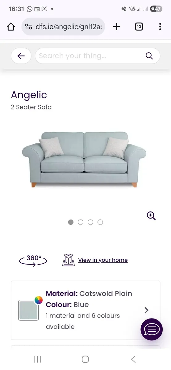 2 seater sofa - Image 2