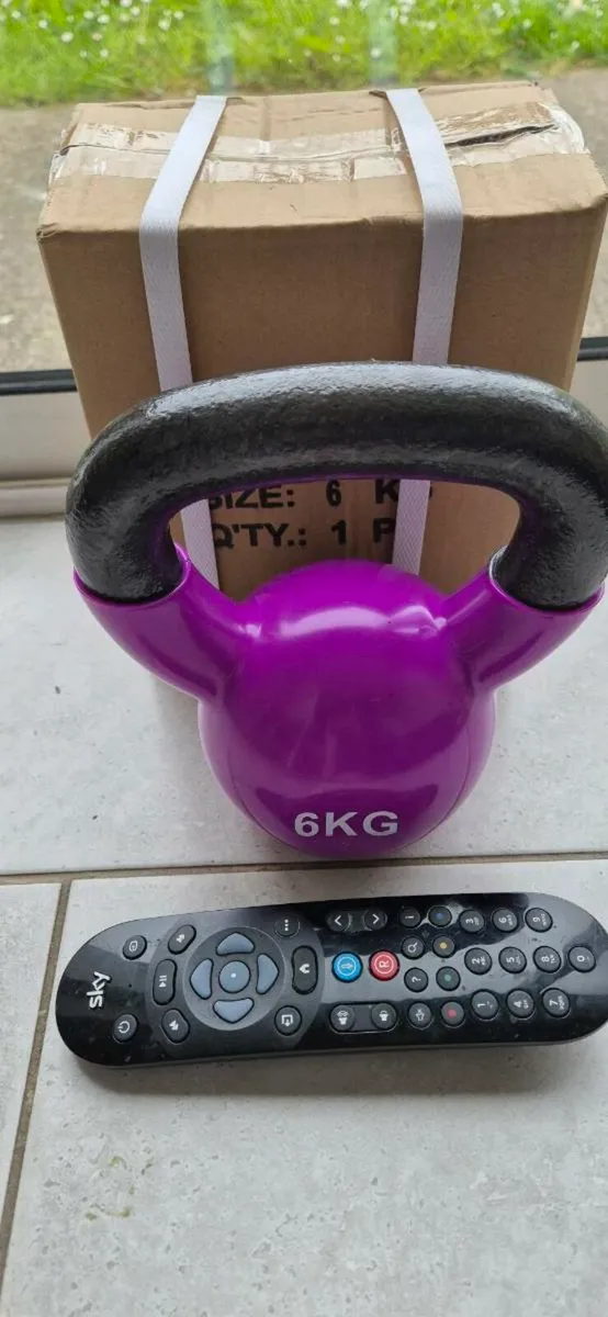 3x brand new cast iron kettlebells - Image 4