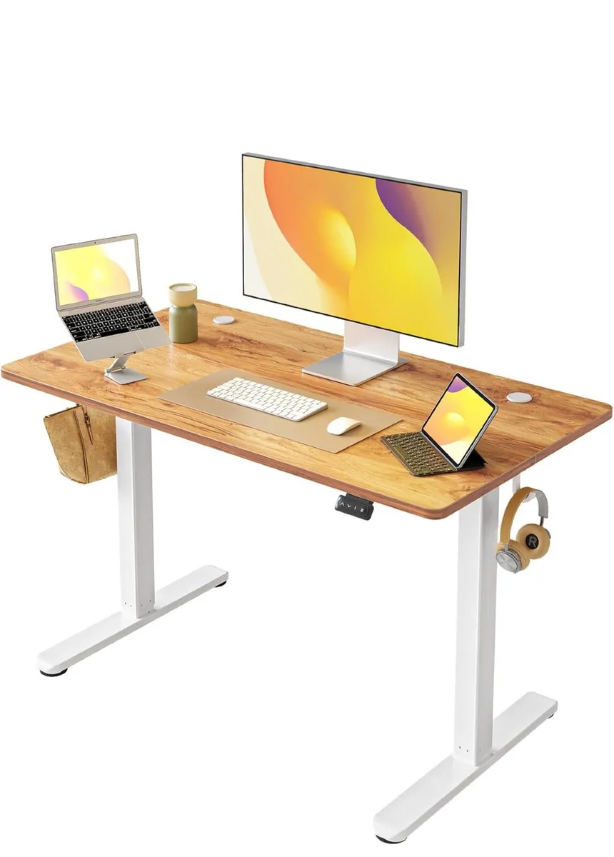 Electric Height Adjustable Standing Desk, 60x100cm - Image 4