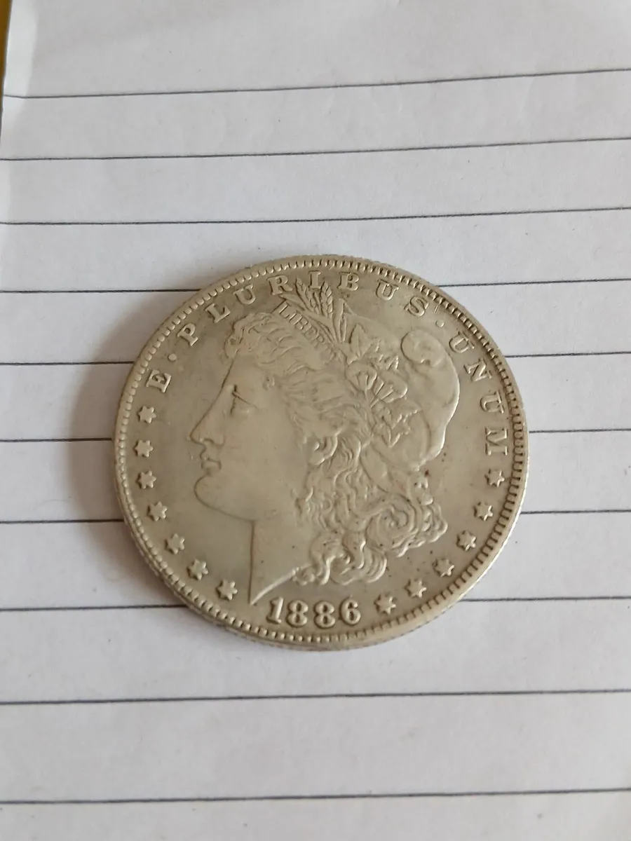 One dollar 1886 America - Image 2