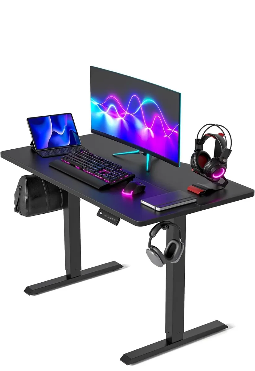 Electric Height Adjustable Standing Desk, 60x100cm - Image 4