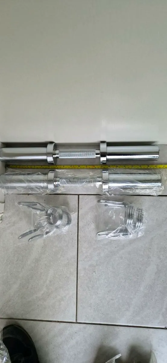 Brand new Olympic dumbbell handles - Image 1