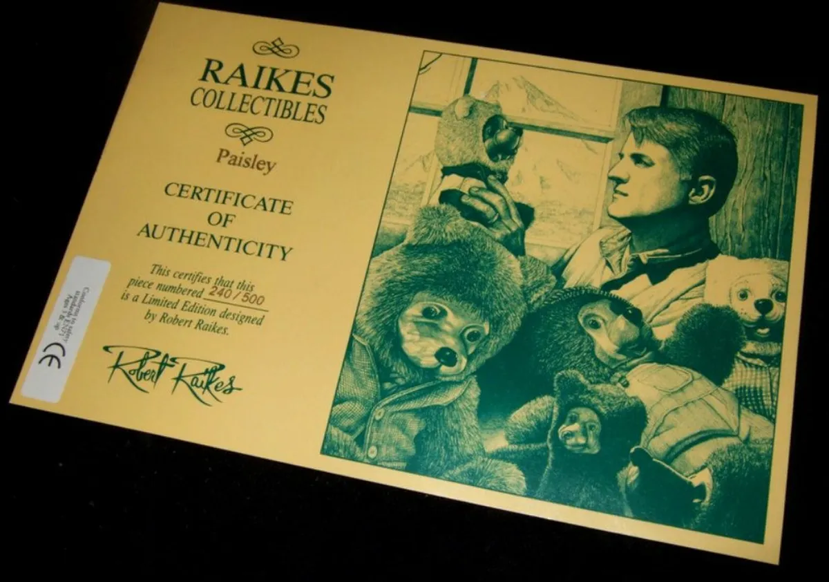 Robert Raikes Collectibles “PAISLEY” Rabbit - Image 2