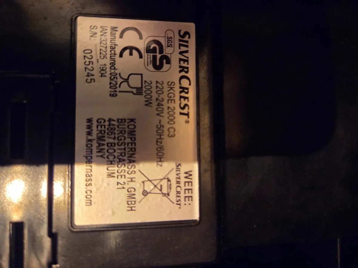 Silver Crest Panini Grill &  Sandwich Toaster - Image 4