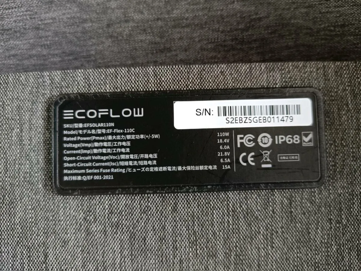 EcoFlow River 2 Battery Pack & 110W Solar Panel - Image 2
